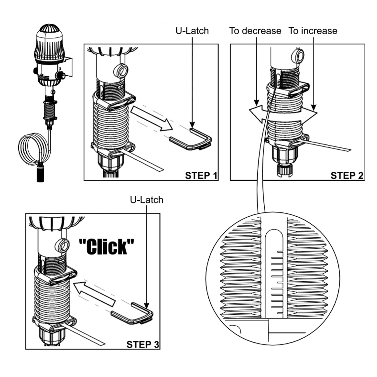 Dispensador de Inyector de Fertilizante, Inyector de Fertilizante Químico 0,3-2%, Dispositivo Dosificador Automático de Rosca Macho G3/4, Bomba Dosificadora de Inyector de Riego para Manguera Ganadera