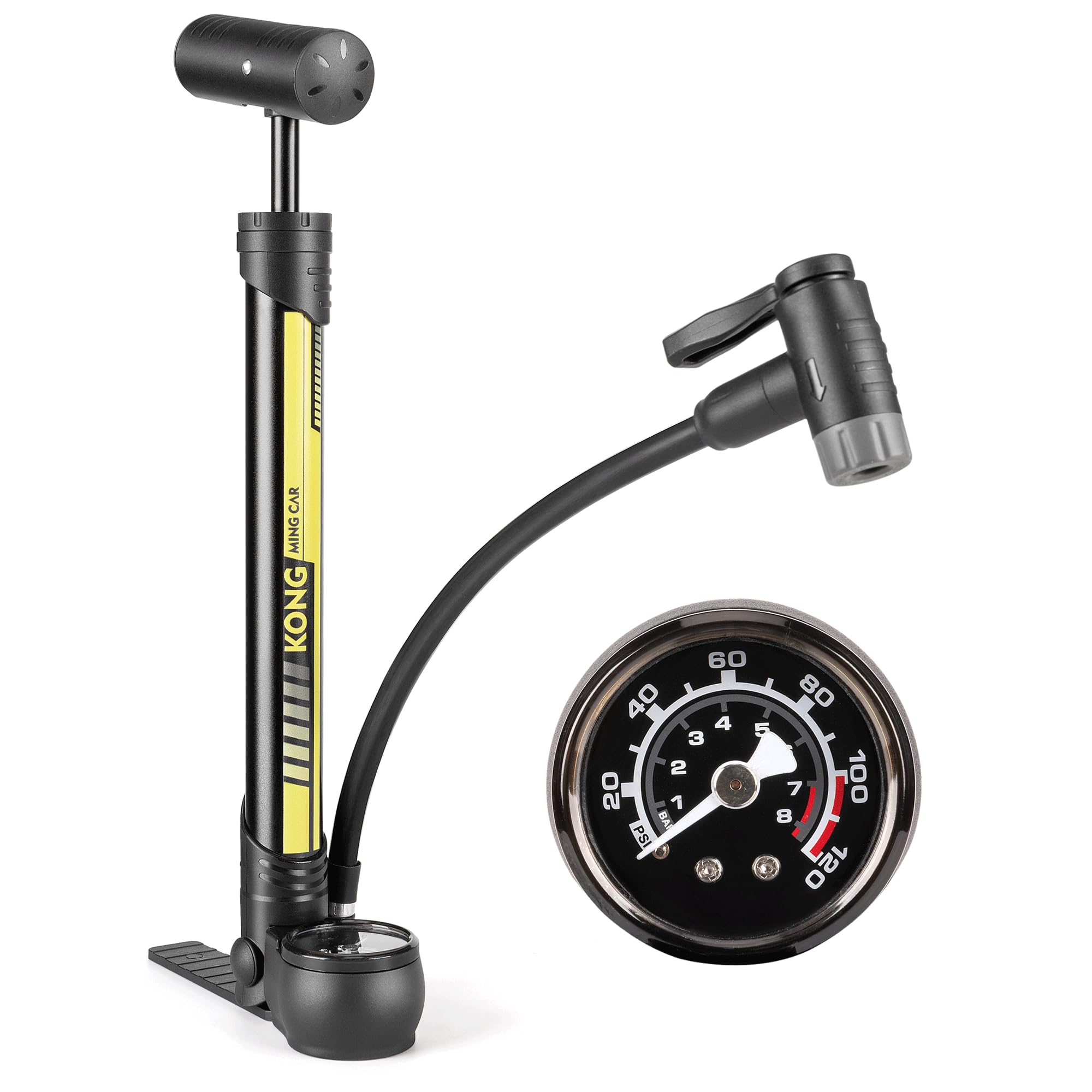 Amazon | 自転車 空気入れ 仏式/英式/米式バルブ対応 コンパクト 携帯 