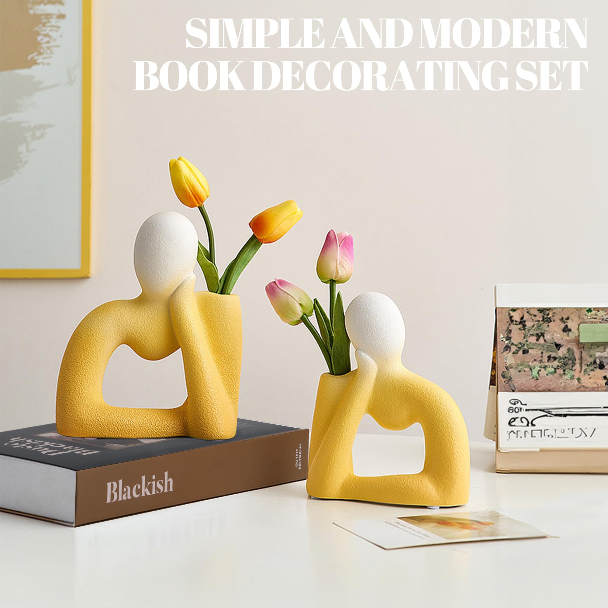 5 Pezzi Libri Decorativi per l'Arredamento Della, Libro Decorativo Di Moda, Libro Finti Decorativi Design per Barre ufficio per Home Office di Arredamento