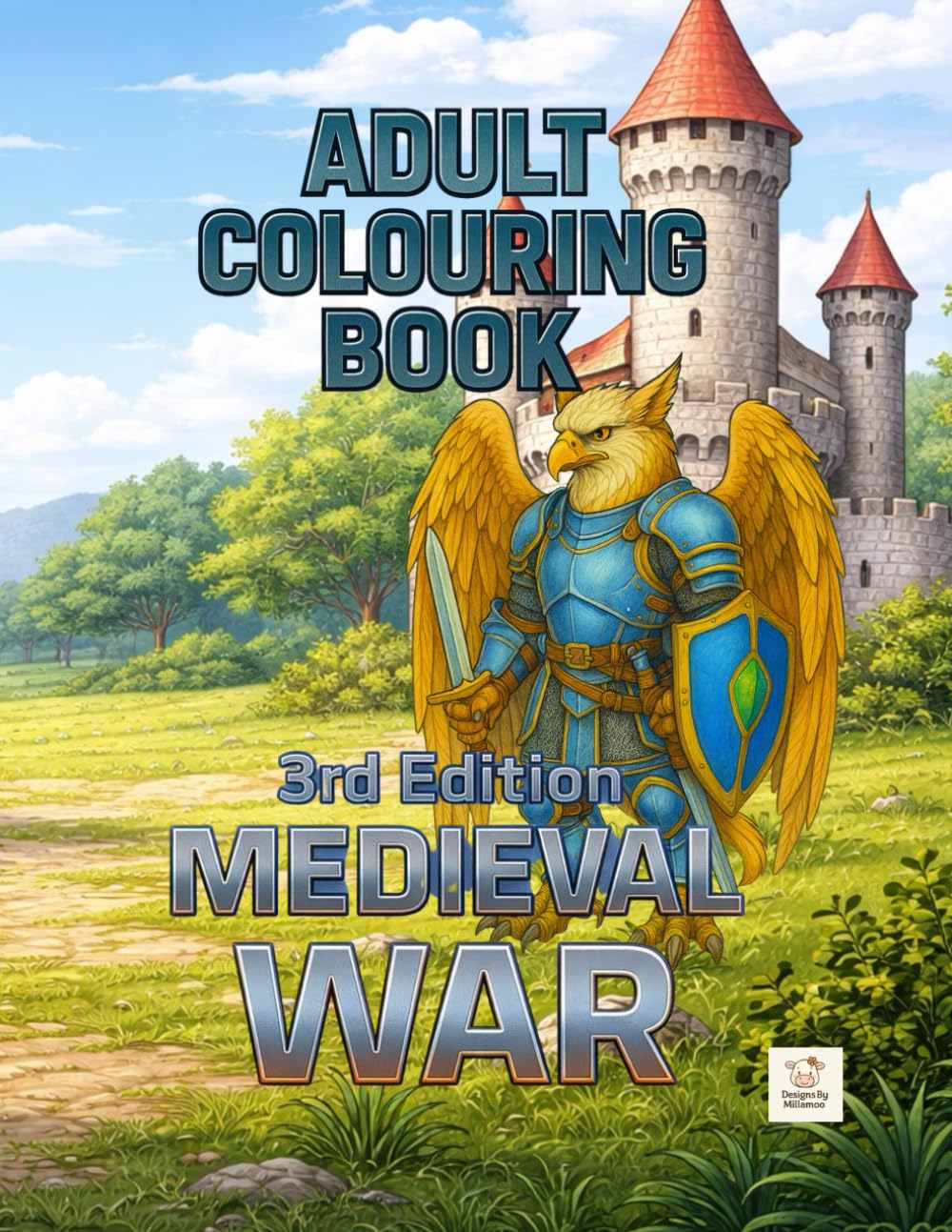 Adult colouring book: Medieval War