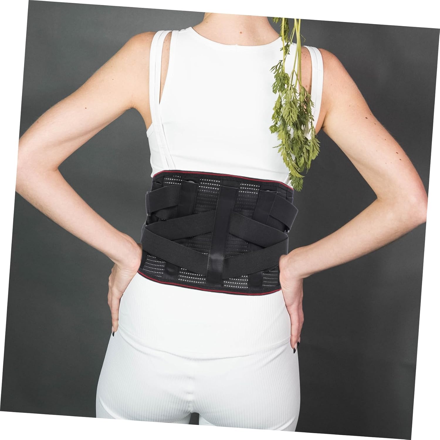 Beaupretty Xback Back Brace Back Brace Posture Corrector Widened Waist Belt Lumbar Breathable Support for Male Female