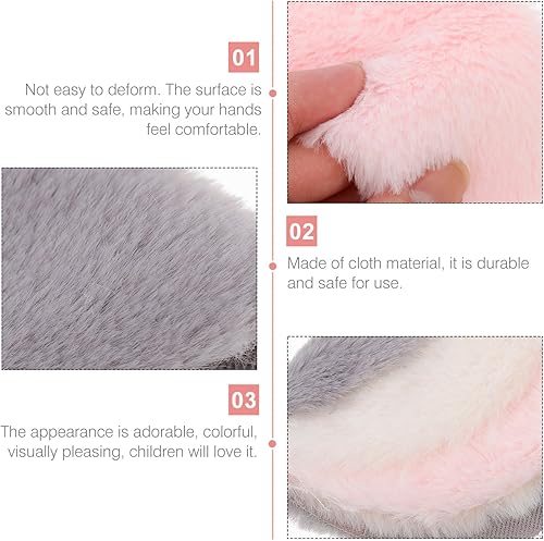 Miniatura 4 de 3 piezas Miniture House Furniture - Alfombras redondas, alfombra de casa de muñecas, alfombra de suelo, alfombra de mini alfombra redonda, alfombra