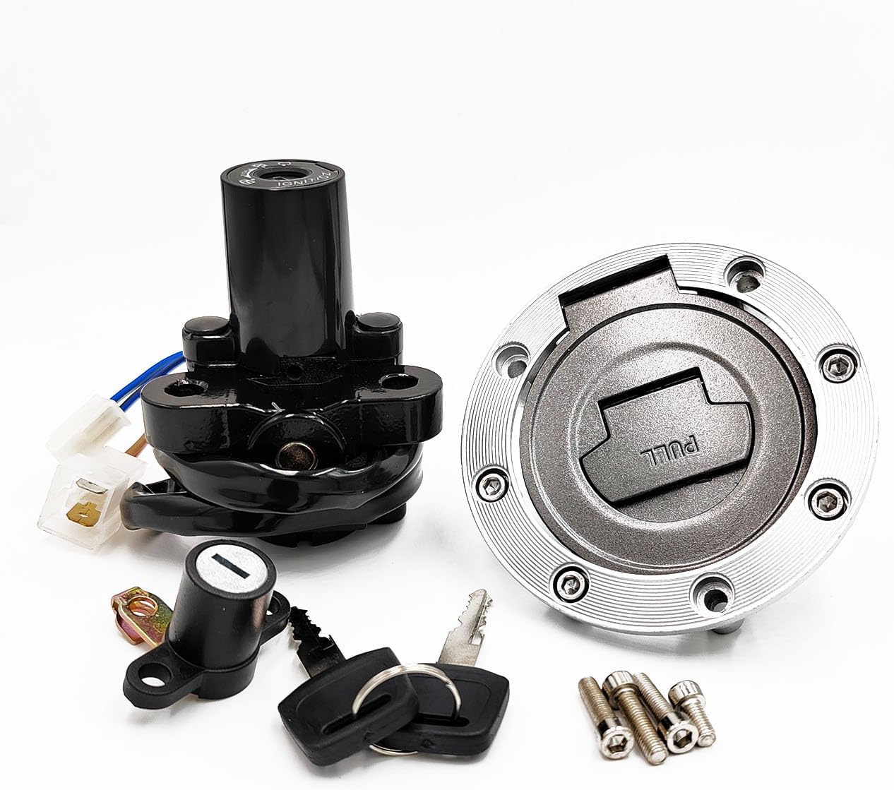 Motorcycle Ignition Switch Lock Gas Fuel Petrol Tank Cap Cover Seat Lock Key For Honda CRF250L CRF250LA CRF250 L LA CRF 250 - Foto 7