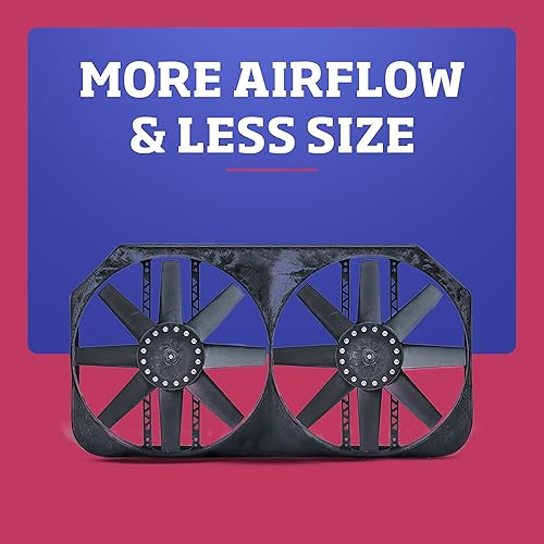 Miniatura 8 de Ventilador de camión Chevy (solo para núcleos de 34"), modelo 282 '00-'04, de Flex-a-lite