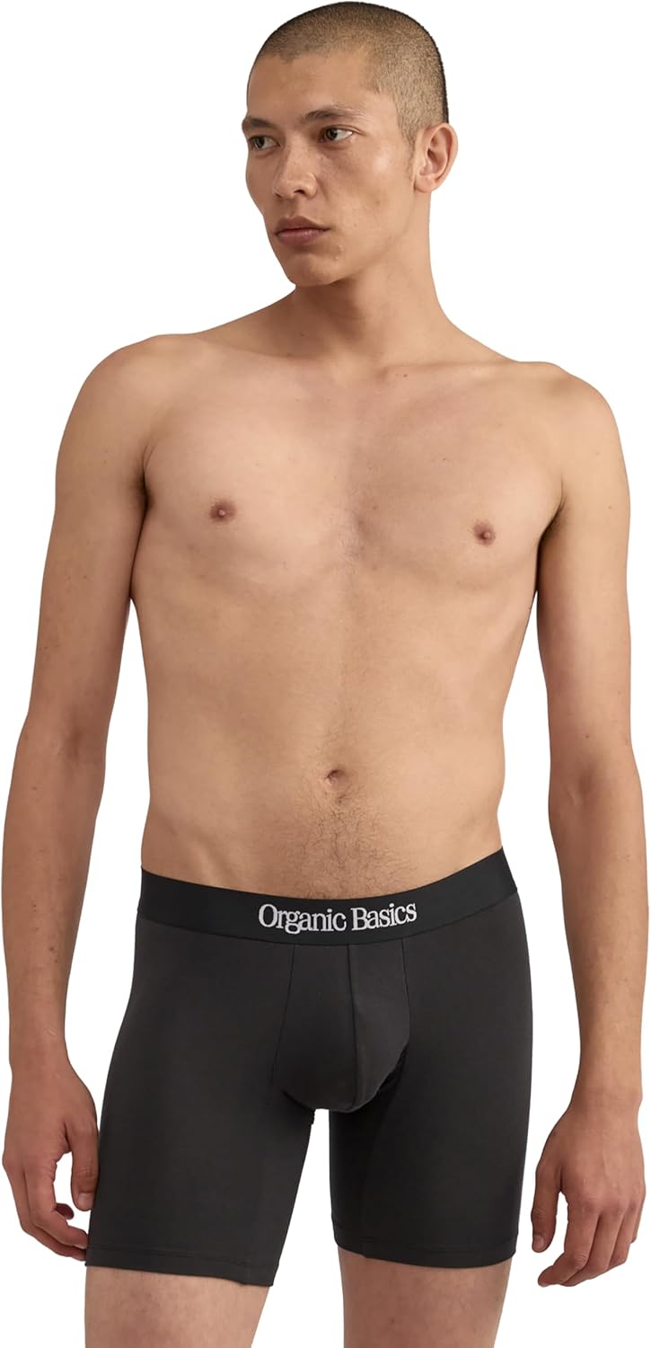 Organic Basics mens Core 6" Easy Fit Organic Cotton Boxer Brief Underwear - Image 6