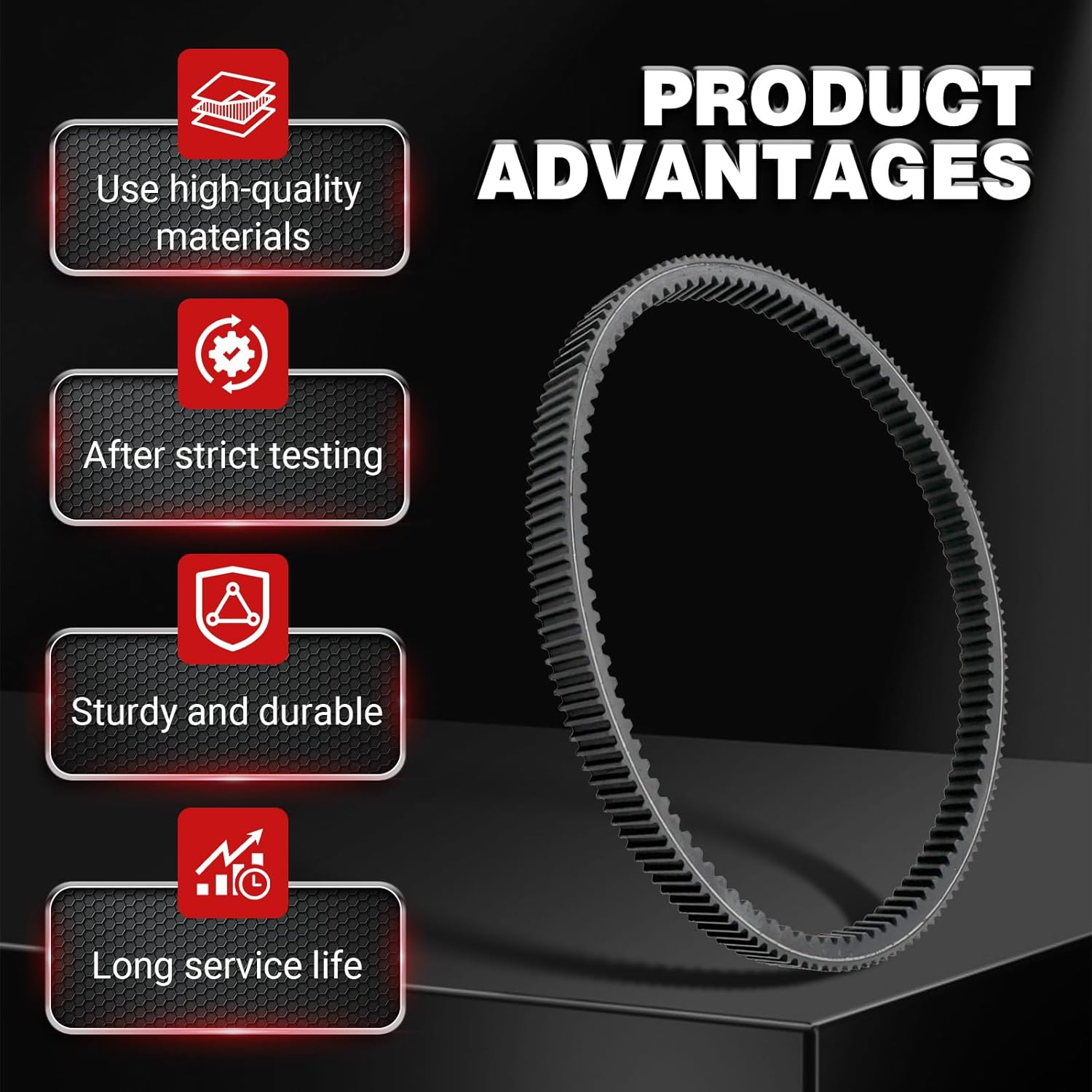 Drive Belt Compatible With Manco, Sportworks, ASW 2-20694 Belt Replace for 2-20694 19719 17918