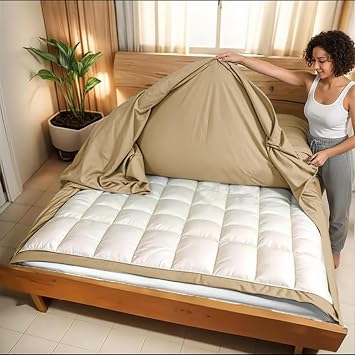 3 Side Zipper Duvet Cover Set Full Size - Unique Design Microfiber Duvet Cover Set with 3 Sided Zipper Closure, 3 PCS Full Size Duvet Cover 80"x90" & 2 Pillow Cases20"x30", Taupe