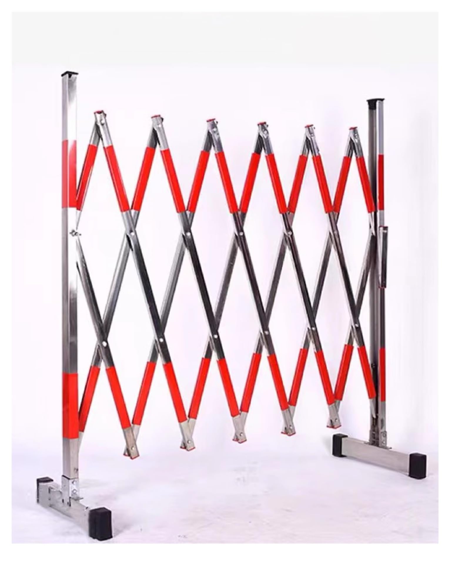 GDMDPTE Expandable Safety Barrier, Retractable Fence Guardrail for Traffic Control and Crowd Management