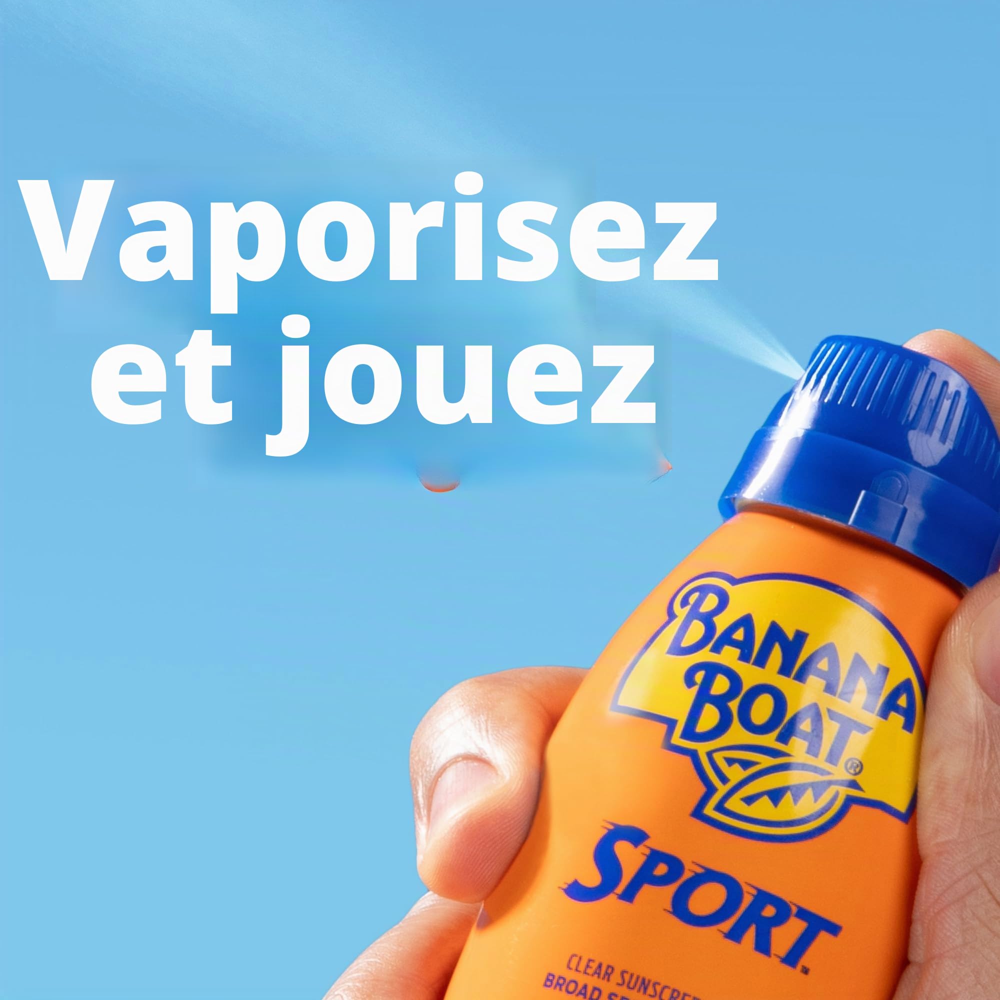 Banana Boat Ultra Mist Sport Performance Lot de 2 sprays de protection solaire à large spectre SPF 30 170 ml