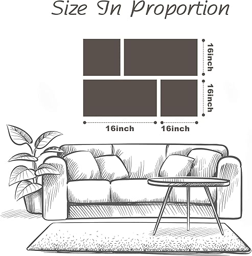 Miniatura 5 de Ocean Pictures - Obras de arte de madera enmarcadas, pintura de olas rodantes de paisaje marino, impresiones artísticas de pared multipanel para