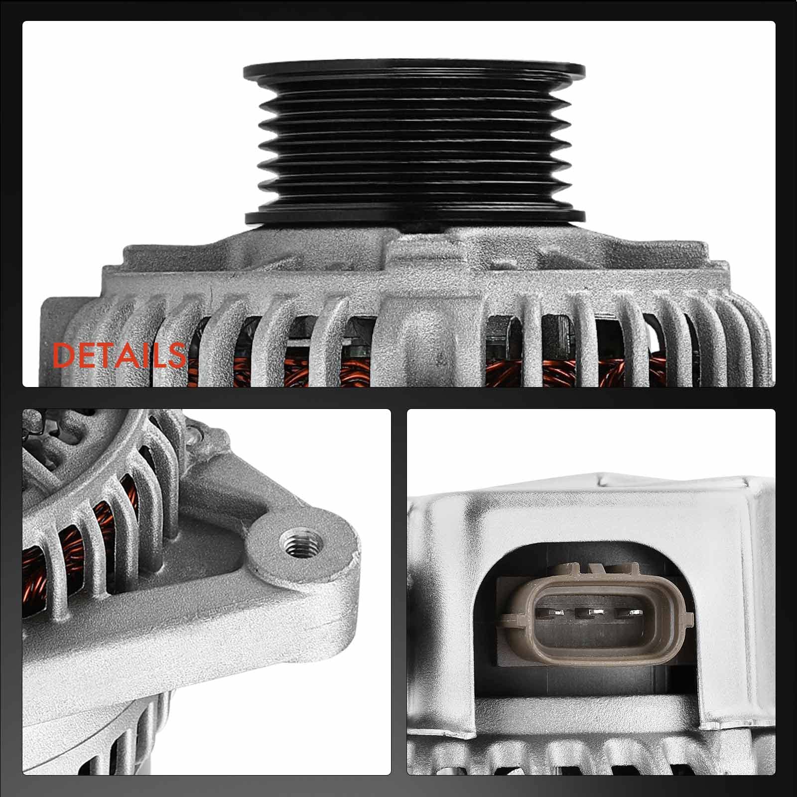 Frankberg Generador alternador 80A 1022111920 | 80A, 1022111920; Compatible con: Urbanización C.o.r.o.l.l.a E12, C.o.r.o.l.l.a Compact E11, MR 2 III ZZW3