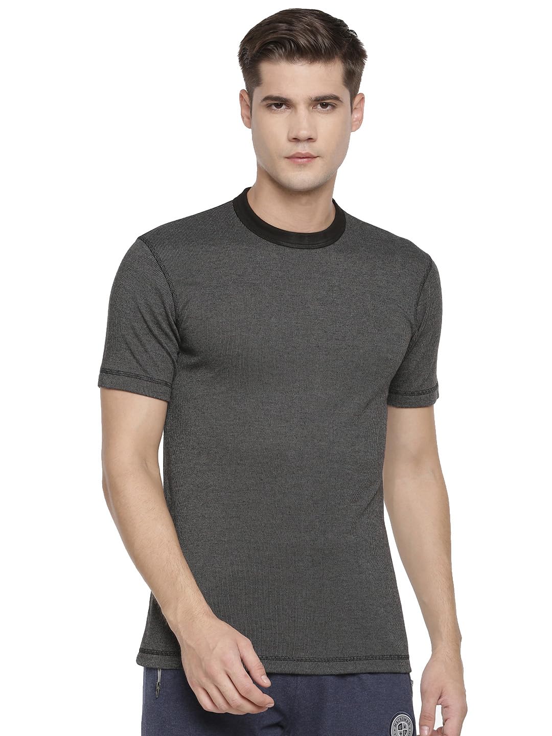 Macroman M-Series Warmax - Maglia termica da uomo, a mezza manica, girocollo, doppio strato, viscosa, cotone, misto poliestere, per il comfort invernale