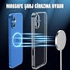 MADNOVA Transparent Phone Case Compatible with Apple iPhone 16, Camera Protected Silicone Case