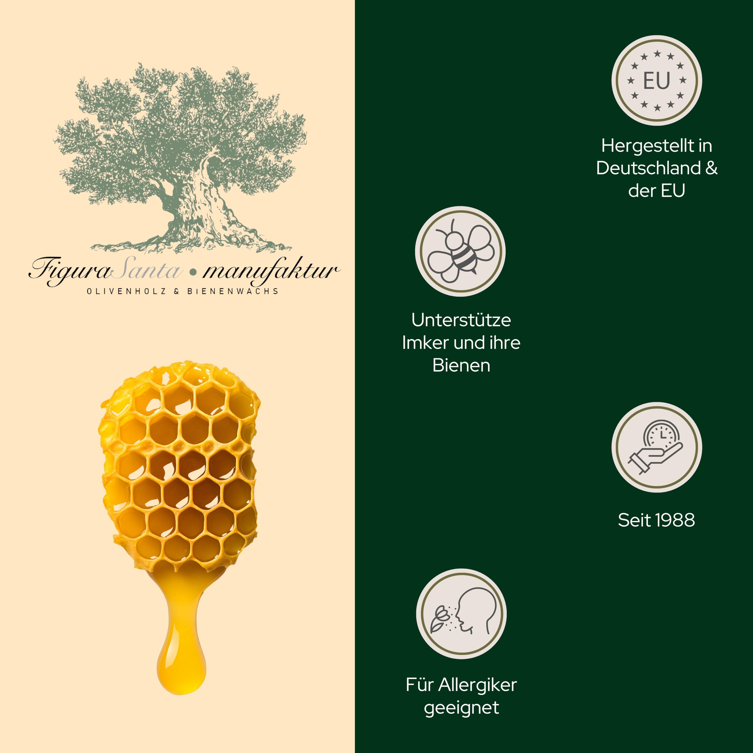 4 Bienenwachskerzen rot 10 * 5 cm - Wabenkerzen 100% Kerzen Bienenwachs Bio handgefertigt - Kerzen Adventskranz Weihnachtskerzen Honigkerzen ohne Paraffin - 13 Std. Brennzeit