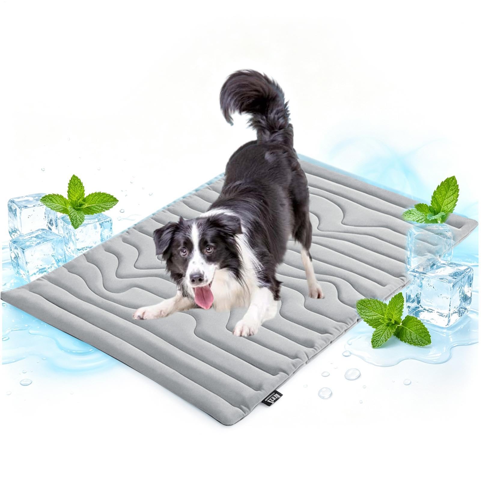 Alfombra refrescante para perro contra el calor veraniego con tejido reforzado antigarras