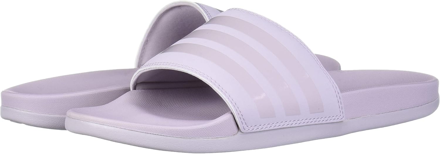 adidas Women's Adilette Comfort Slides Sandal, Mauve/Mauve/Mauve, 11