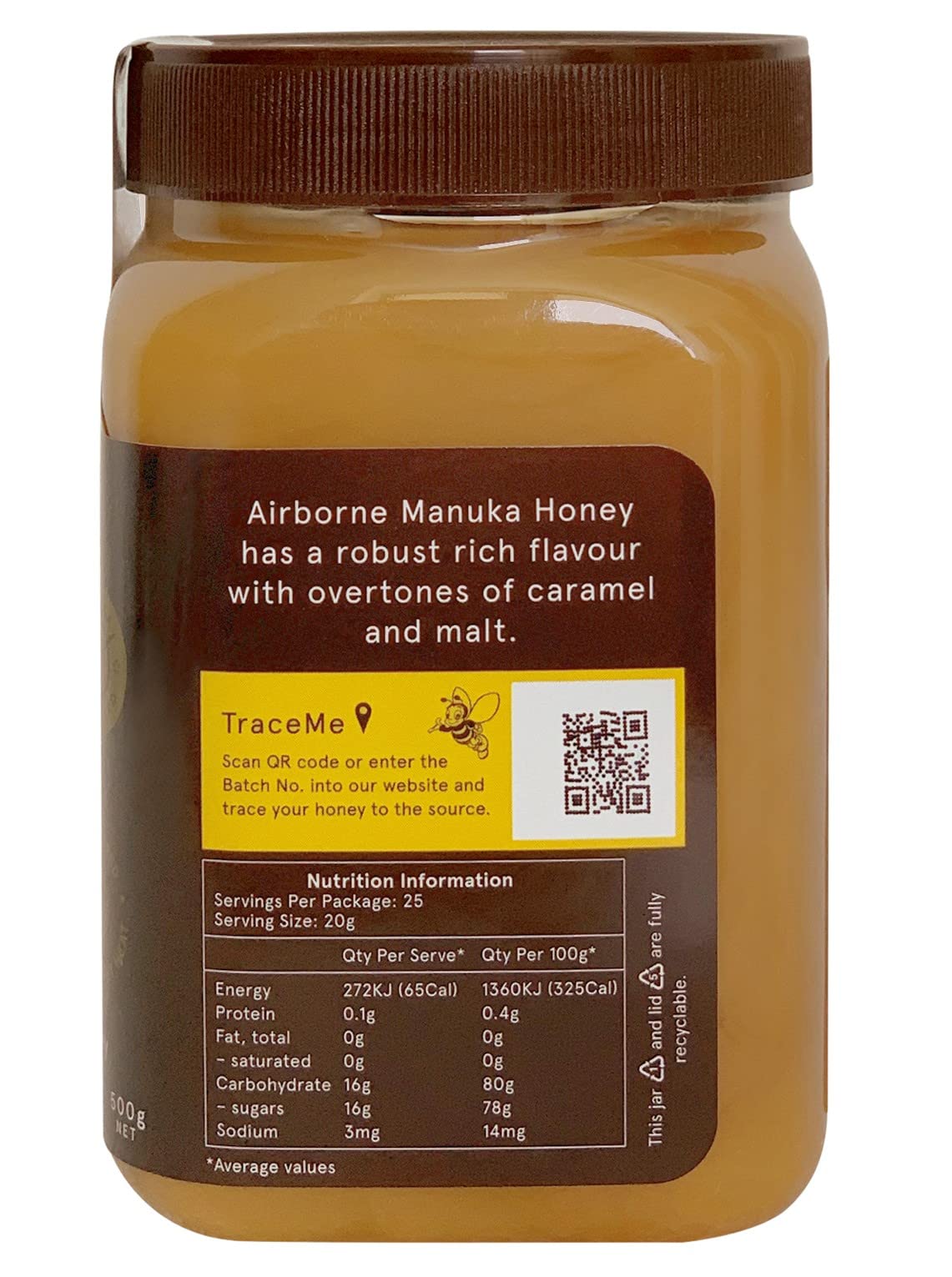 Amazon.com : Airborne Manuka Honey Monofloral 70+, 100% Pure New 