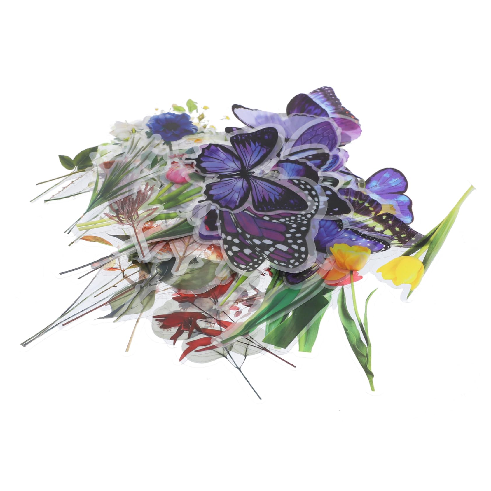 Artibetter 4 Pezzi 4 Adesivi Per Manuali Adesivi Retrò Per Piante E Fiori Adesivi Impermeabili Per Animali Domestici Adesivi Per Scrapbooking Adesivi Estetici Carini Adesivi Per Scrapbooking
