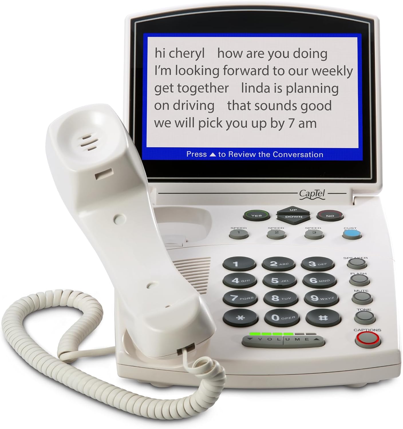 Hamilton CapTel 840i Captioned Telephone, Hearing Impaired Phones,Volume Control with up to 40dB Amplification Gain, Conventional Button Menu Navigation,Wi-Fi Capable, Answering Machine & Speakerphone Hamilton CapTel 840i Captioned Telephone, Hearing Impaired Phones,Volume Control with up to 40dB Amplification Gain, Conventional Button Menu Navigation,Wi-Fi Capable, Answering Machine & Speakerphone