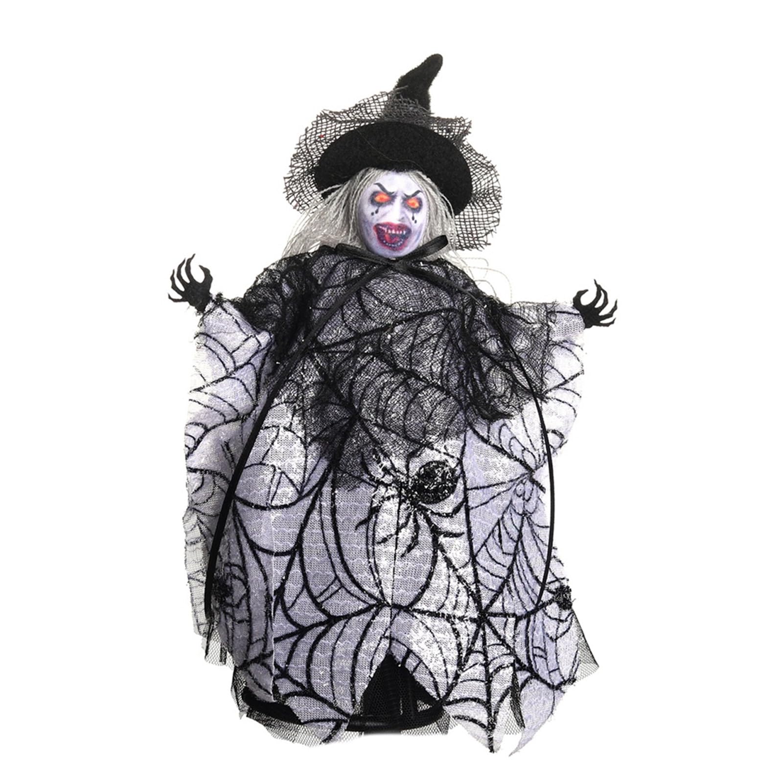 Halloween Dressed Specter Haunting Halloween Pumpkin Specter Tree Toppers Festival Tree or Table Accent Pumpkin Toppers Ornament