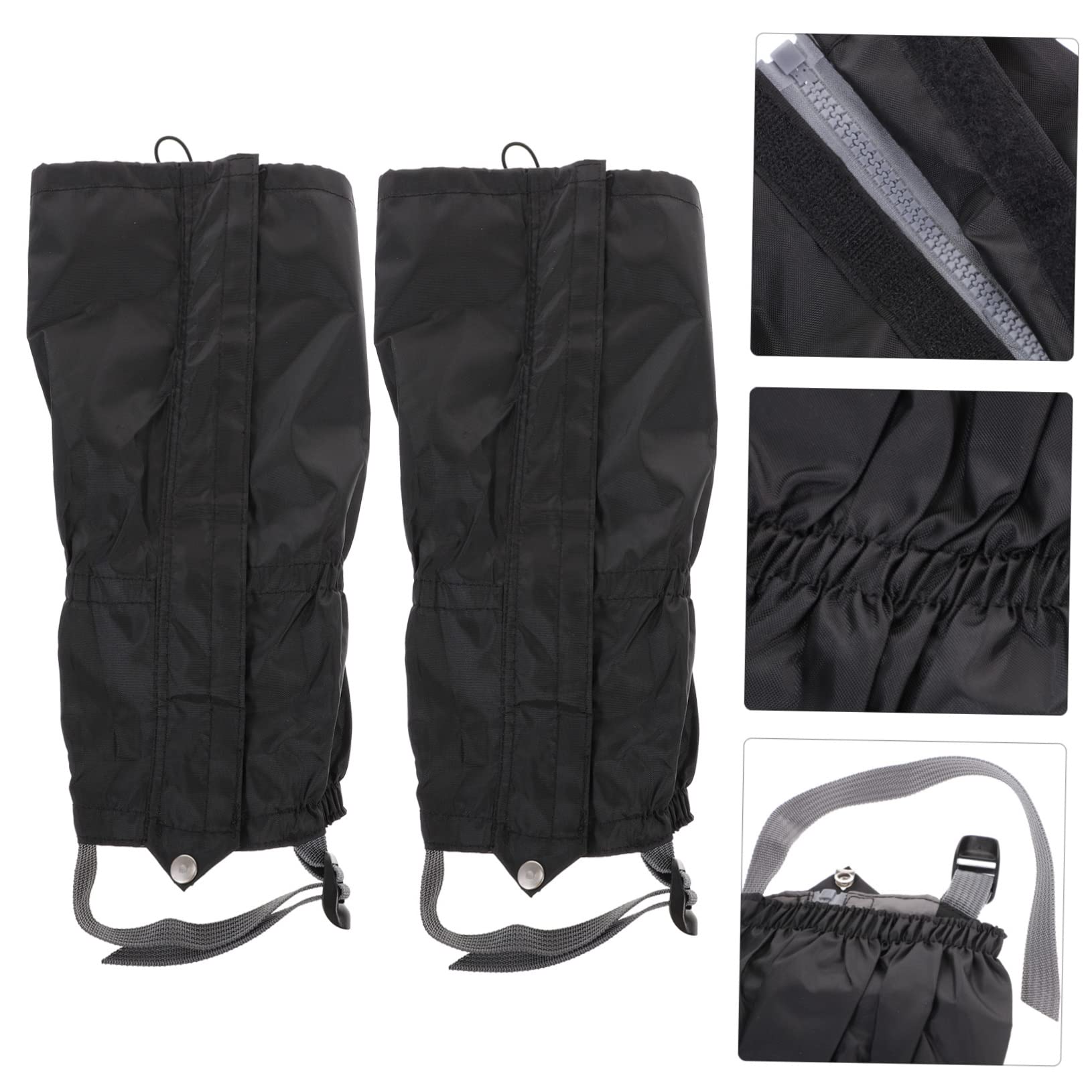 GAROZATION 2pcs Hiking Leg Gaiters for Men Women Adjustable Outdoor for Climbing Camping and Snow Lightweight and -Snow Leg Protectors