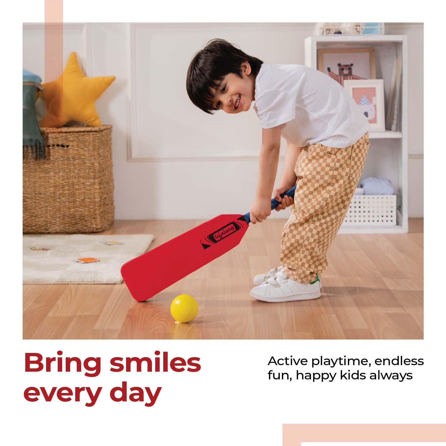 Lifelong Foam Cricket Bat & Ball Set for Kids -6