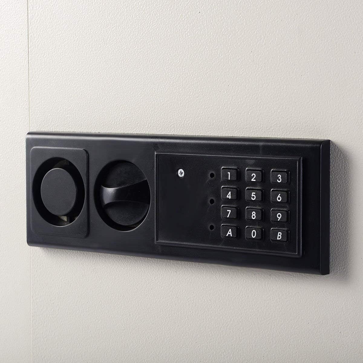 Lobeline Casart Electronic Security Box, Digital Flat Built-in Safe Box, Wall Hidden Cash Box for Home and Office