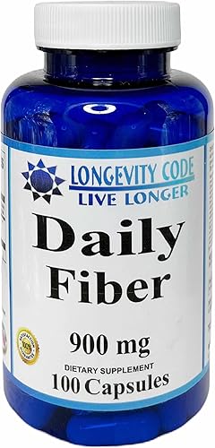 Miniatura 1 de Cáscara de psyllium de fibra diaria 900 mg 100 cápsulas