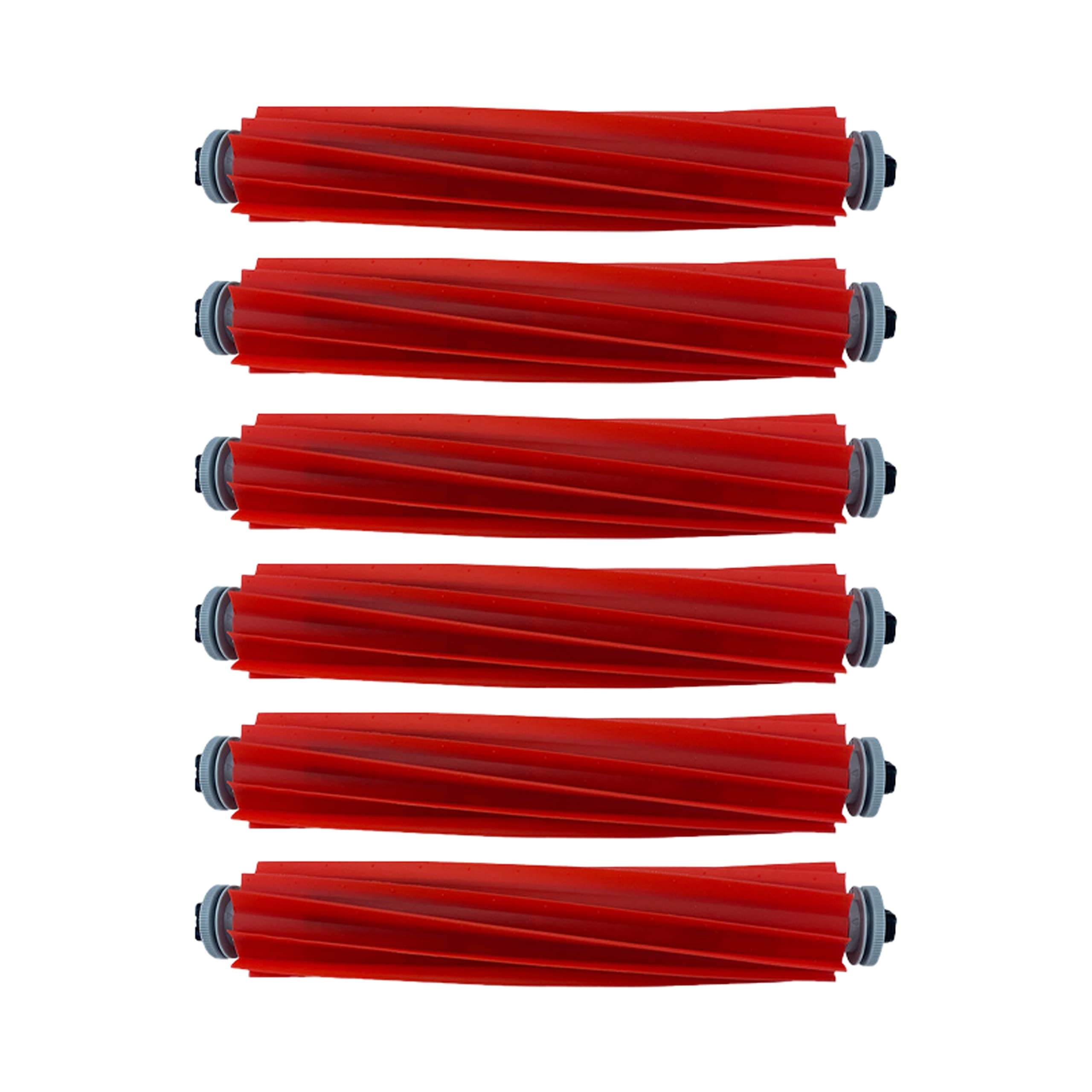 BiOHY Wischroboter Hauptbürste (6er-Set) | Zubehör für Roborock S7, S7+, S7 MaxV, S7 MaxV Plus, S7 MaxV Ultra & S7 Pro Ultra | Bürste für Fliesen, Parkett, Laminat & PVC | Ersatzteile