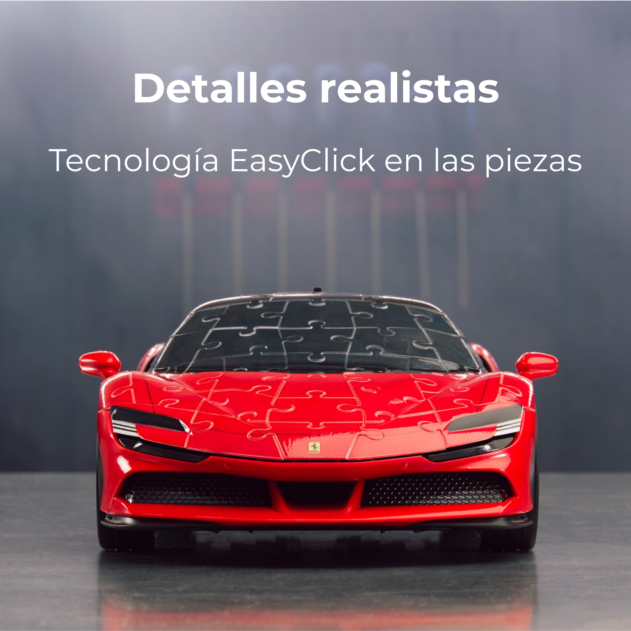 Ravensburger - Puzzle 3D: Ferrari SF90 Stradale, Maqueta de Coche para Construir, Puzzle Adultos y Niños 8 años o más, 108 piezas