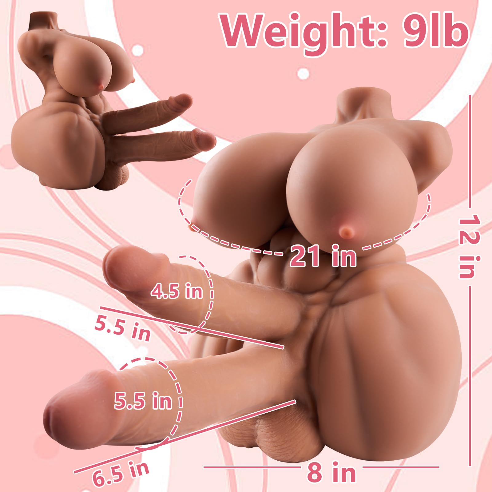 Amazon.com: Shemale Sex Doll FUTA Sex Toy Torso Two Dildo Male Masturbator with Flexible Dildo for Women, Big Breasts and Vaginal Anal Trans Sex Doll for Men Transsexual Torso Toys : Health Amazon.com: Shemale Sex Doll FUTA Sex Toy Torso Two Dildo Male Masturbator with Flexible Dildo for Women, Big Breasts and Vaginal Anal Trans Sex Doll for Men Transsexual Torso Toys : Health