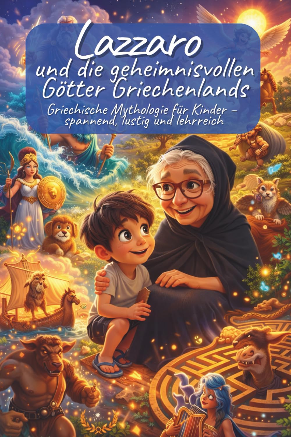 Lazzaro und die geheimnisvollen Götter Griechenlands. Griechische Mythologie für Kinder – spannend, lustig und lehrreich. Eine magische Reise zu den ... Kindgerecht erzählt • Liebevoll illustriert