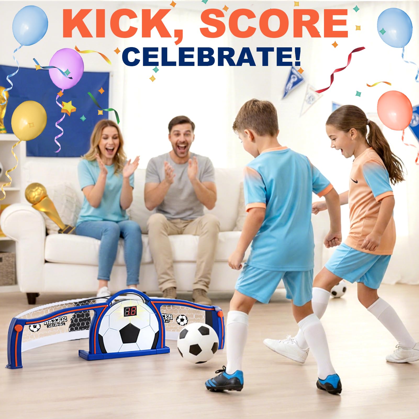 Dreamon Fussball Geschenke Jungen, Fußball-Übungen Spiele, Fußball Kinder Spielzeug für Garten Indoor Outdoor, Geburtstag & Ostern Geschenke für Jungen und Mädchen ab 6 7 8 9 10 Jahren