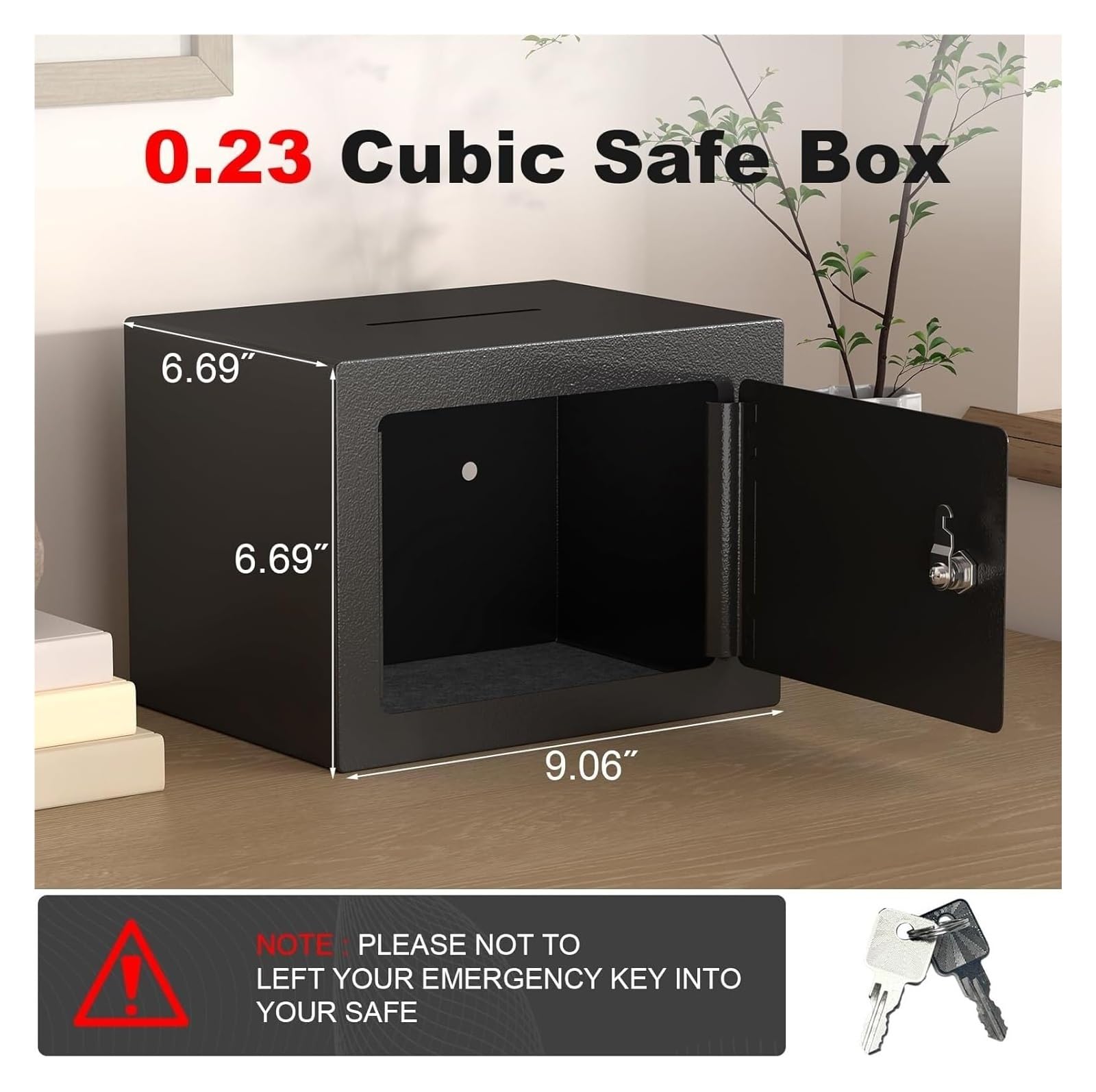 Cassaforte a mobile, Casseforti a gabinetto Cassetta di sicurezza portatile piccole dimensioni