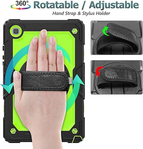 Miniatura 4 de Funda para Samsung Galaxy Tab A7 10.4 con protector de pantalla, Herize a prueba de golpes Samsung A7 para niños  Funda duradera resistente a
