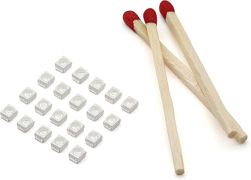 Miniatura 2 de 20 luces LED de montaje en superficie PLCC-2 LED SMD SMT de tamaño 3528 color azul