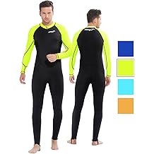 Traje de neopreno para hombre &ndash; Traje de neopreno con cremallera delantera para snorkel, surf, equipo de buceo, remo, deportes acu&aacute;ticos