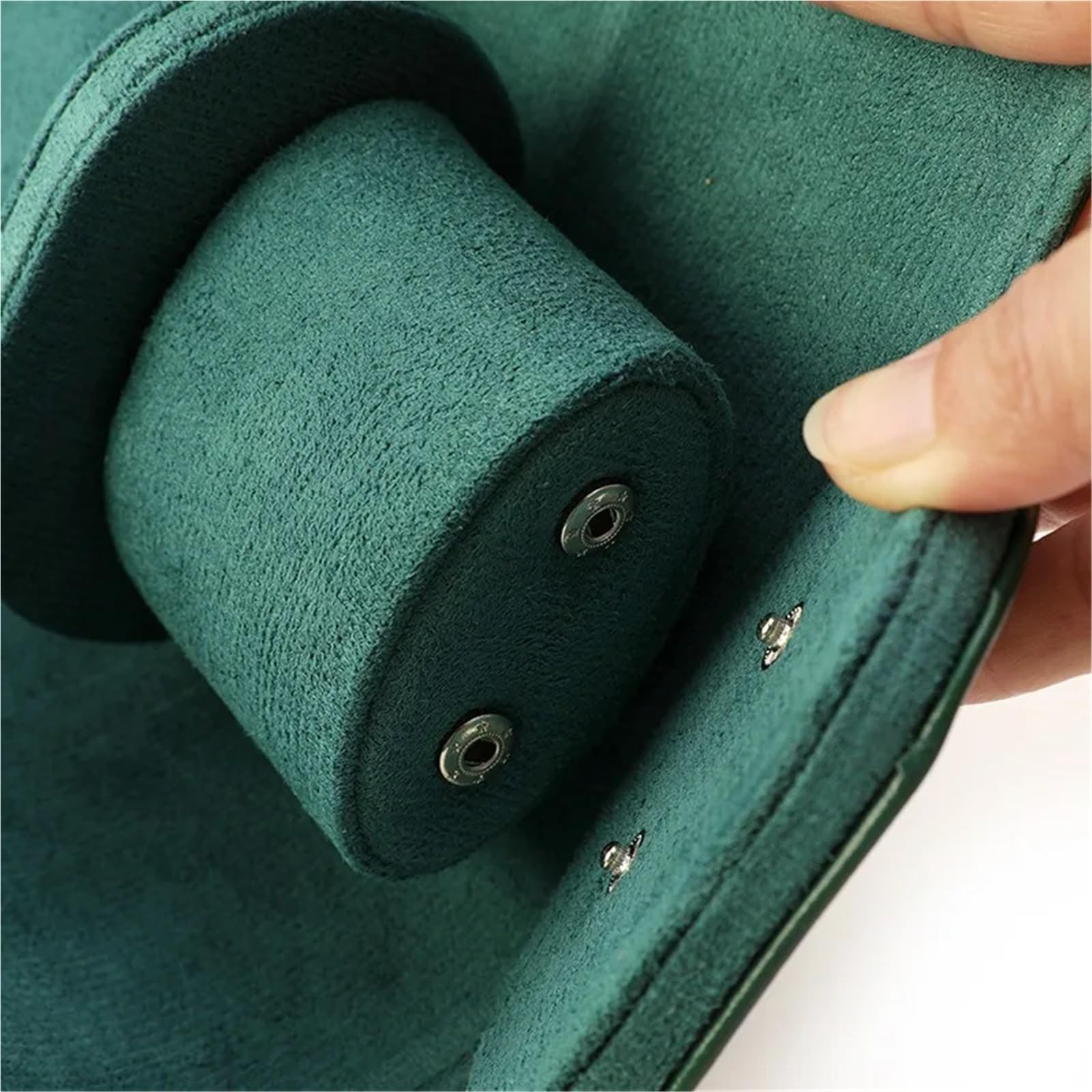 Custodia for Orologio Portatile In Pelle Da 2 Pezzi Per Orologi | Rotolo Organizzatore di archiviazione personalizzato Porta orologio da viaggio Confezione regalo antiurto