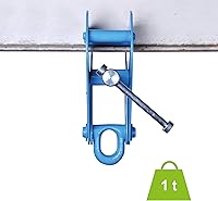 Vista 3 de Tractel Corso Beam Clamp - Abrazadera ajustable 1 tonelada - Capacidad de carga de 2200 libras Apertura de 3 a 9 pulgadas Diseño resistente