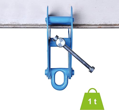 Miniatura 3 de Tractel Corso Beam Clamp - Abrazadera ajustable  1 tonelada - Capacidad de carga de 2200 libras  Apertura de 3 a 9 pulgadas  Diseño resistente y