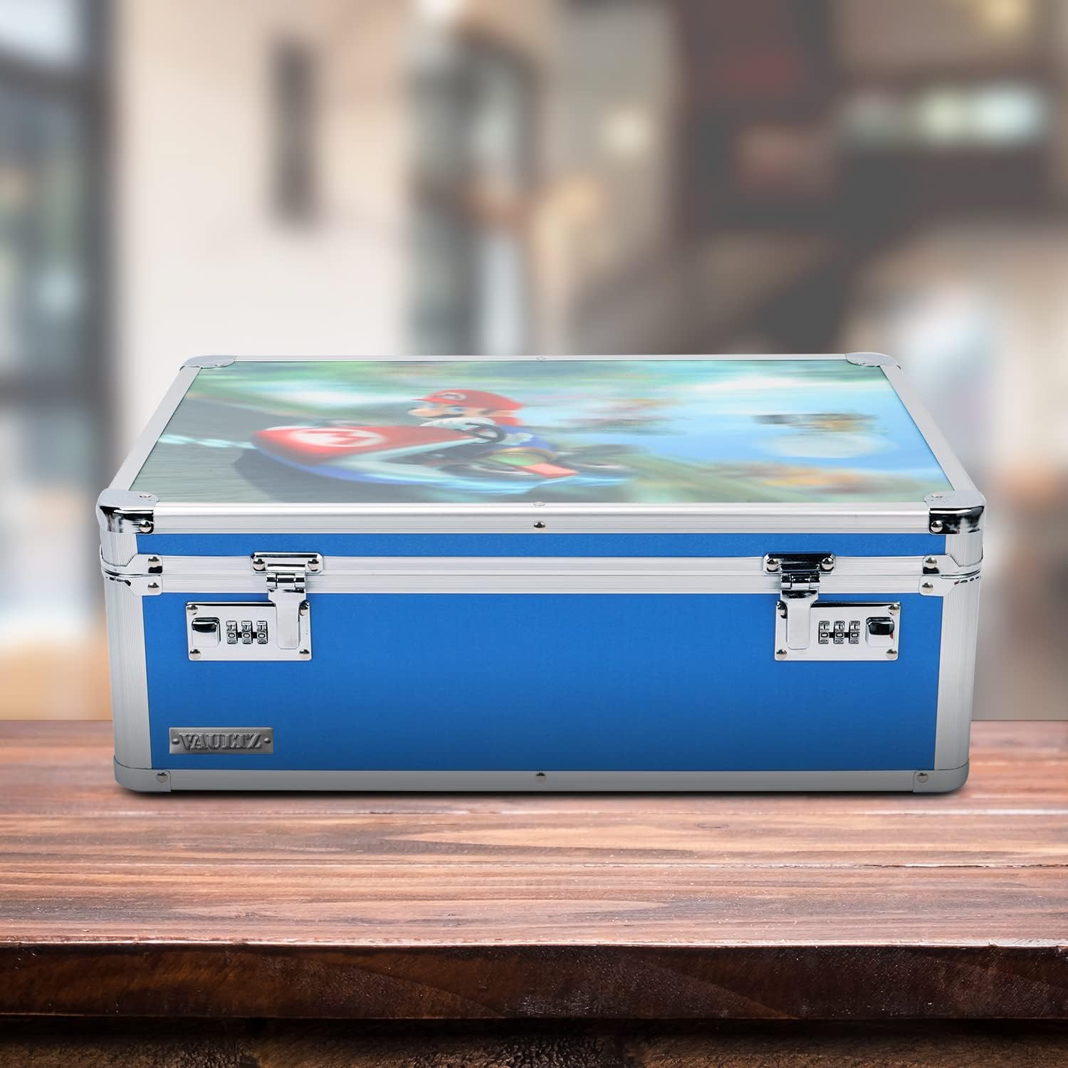 Super Sale 🛒 Vaultz Locking Storage Box - 6.5 x 23 x 13.5 Inch Lockable Storage Box Safe for Documents & Valuables w/Combination Lock, Black with Batman Promo 40% OFF Vaultz Locking Storage Box - 6.5 x 23 x 13.5 Inch Lockable Storage Box Safe for Documents & Valuables w/Combination Lock, Black with Batman