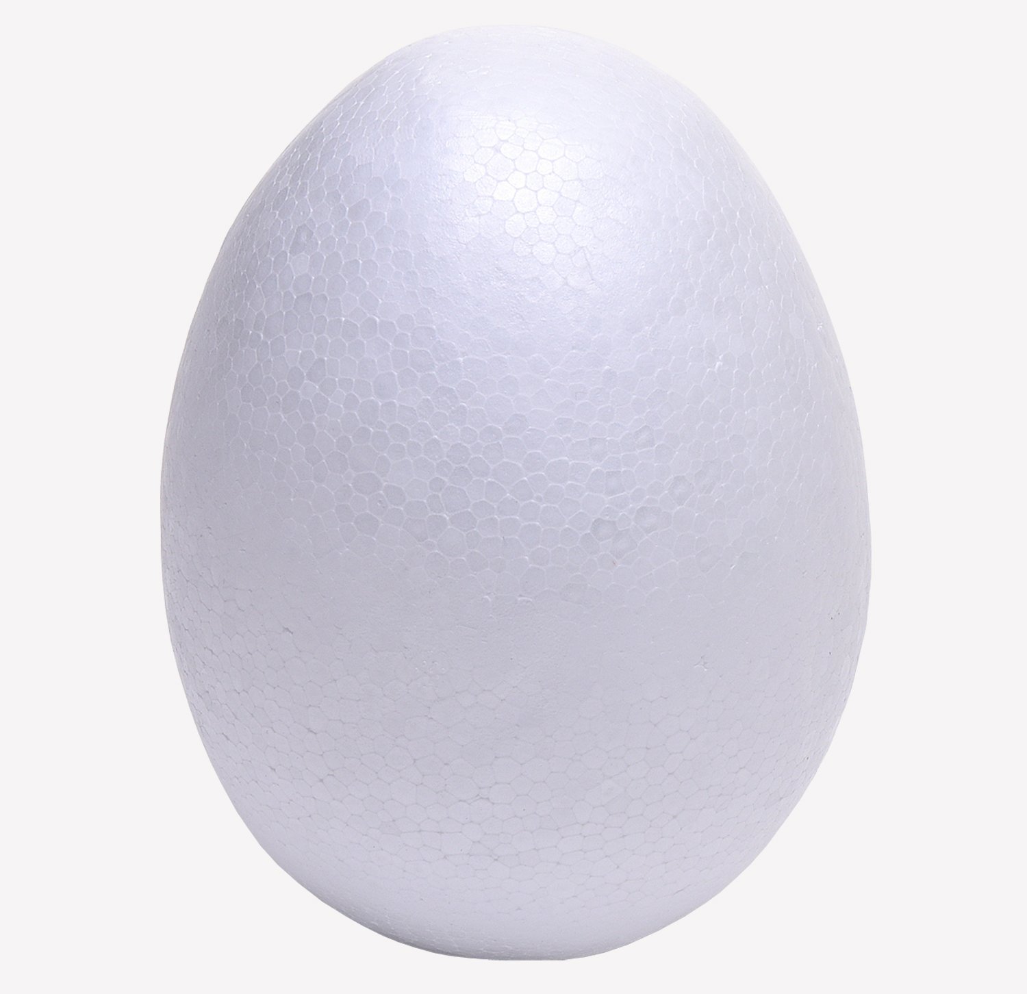 Craftmill Solid Polystyrene Eggs 8cm / 80mm - Box of (50)