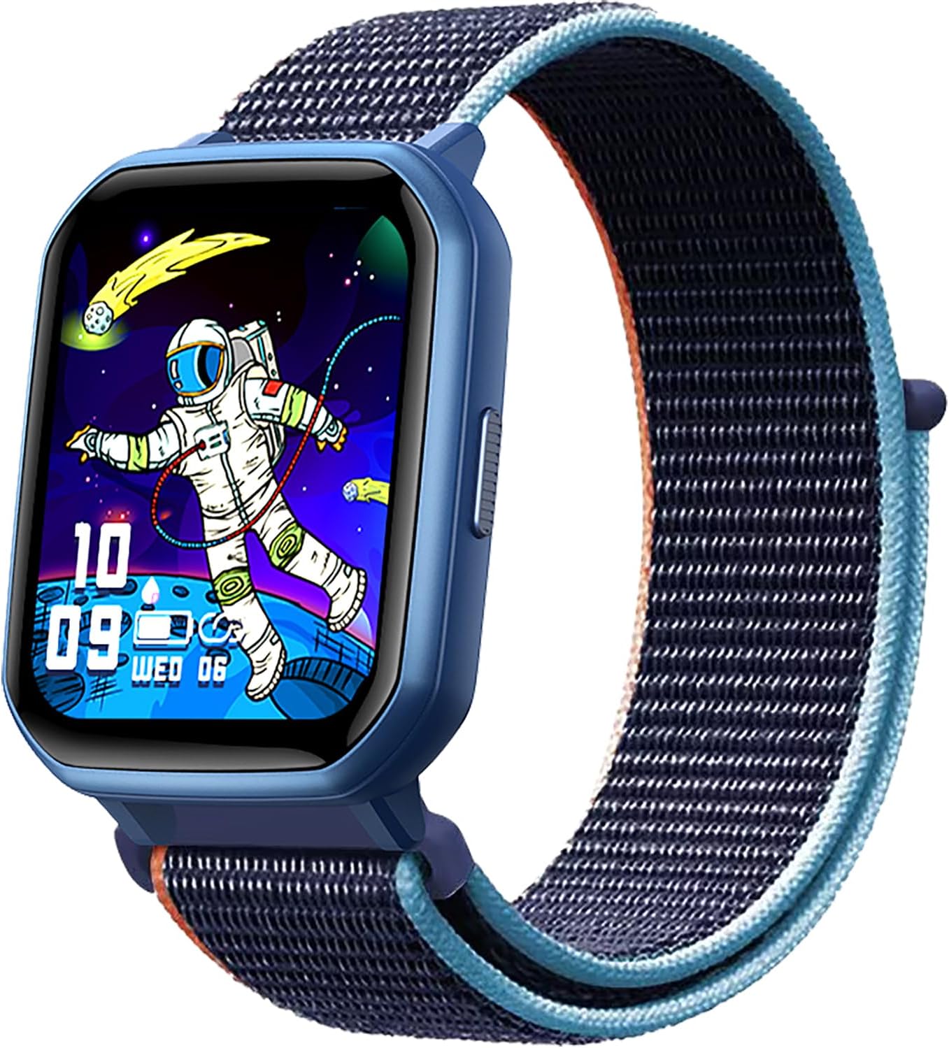 Slothcloud Kids Smart Watch for Boys Girls,IP68 Waterproof Kids Fitness Activity Tracker Watch,Heart Rate Sleep Monitor,19 Sport Modes,Pedometers,Calories Counter,Alarm Clock,Kids Gifts for Teens 6+