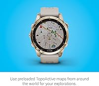 Vista 59 de Garmin Fenix 7S - Reloj inteligente de aventura de tamaño más pequeño, con capacidad de carga solar, resistente reloj para exteriores