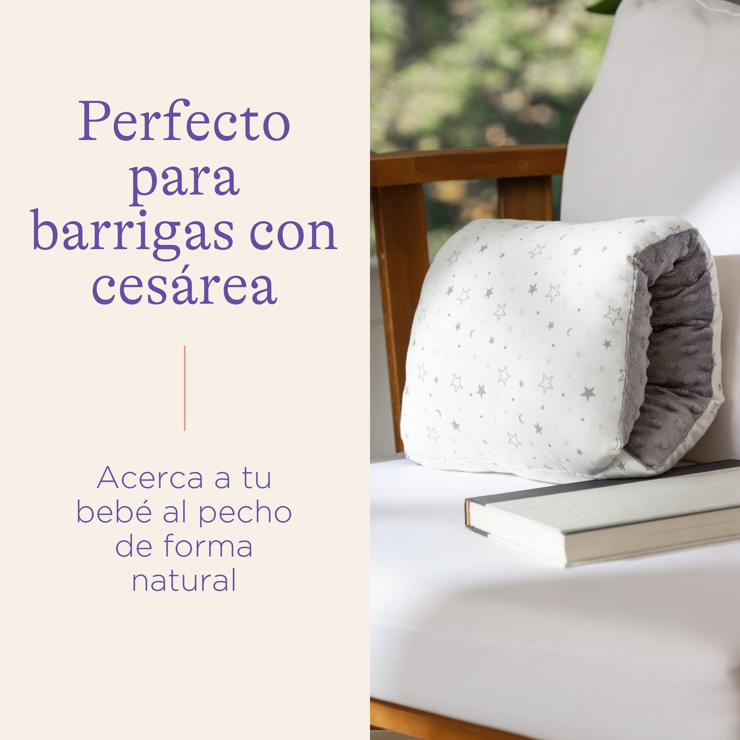 Lansinoh Cojín de Lactancia, Viajar y llevarlo contigo. Permite Diferentes Posiciones para Dar el Pecho, Comodidad para la mamá y el bebé