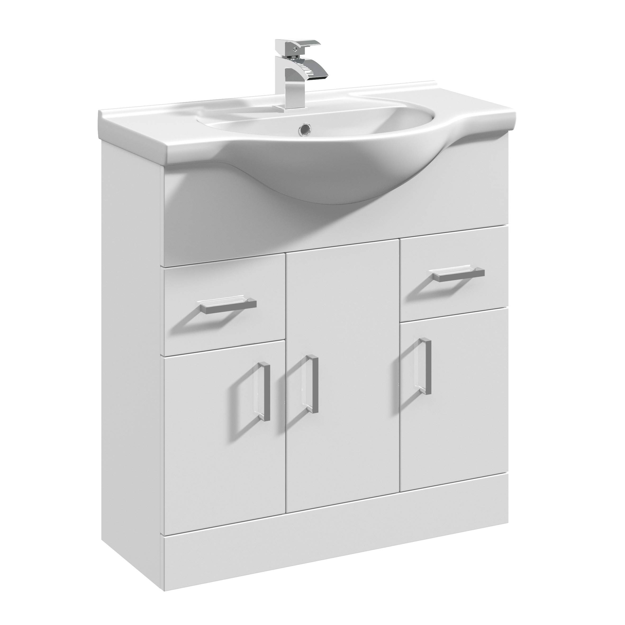 Mayford Floor Standing 750mm Cabinet & Basin 1