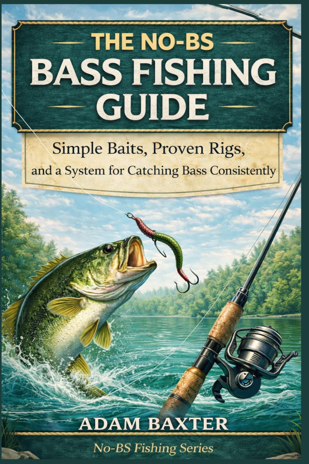 The No-BS Bass Fishing Guide for Beginners: Simple Baits, Proven Rigs, and a System for Catching Bass Consistently (No-BS Fishing Series)
