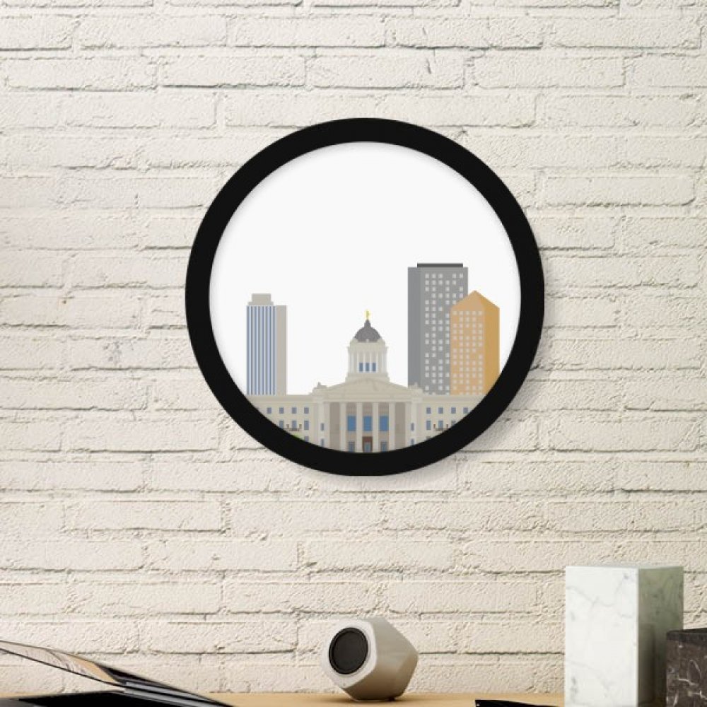 Cadre photo noir avec affiche aquarelle du Canada pour décoration moderne