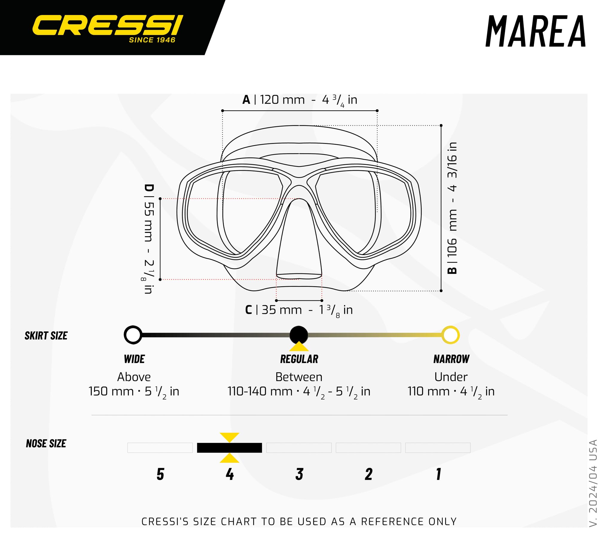 Cressi Marea - Maska lub Maska ​​+ Fajka Mexico do Nurkowania i Snorkelingu, Jeden rozmiar, Unisex dla dorosłych