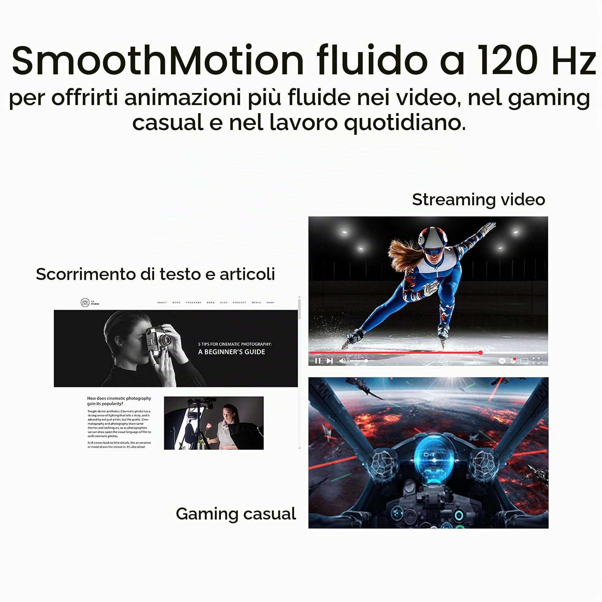 ASUS VA249QG EYE CARE, Monitor Gaming 23,8" FHD WLED/IPS (1920x1080), Nero | Design Senza Cornice, Refresh Rate 1ms MPRT, Adaptive-Sync, HDMI, DisplayPort, VGA, Filtro Luce Blu, Flicker Free